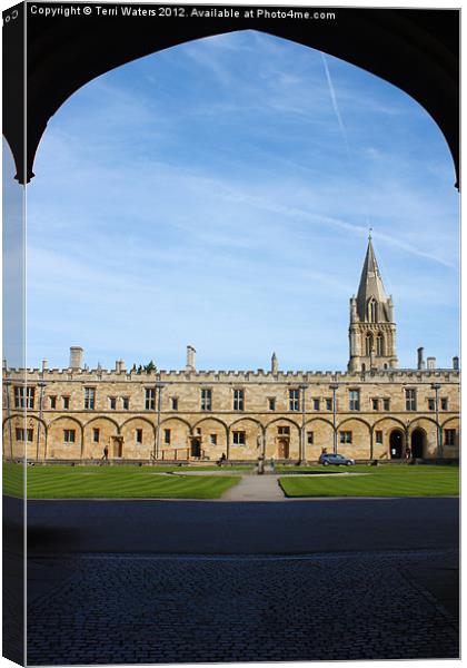 Christ Church College Oxford Canvas Print by Terri Waters