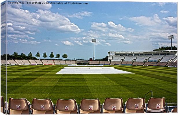 Hampshire County Cricket Ground Canvas Print by Terri Waters