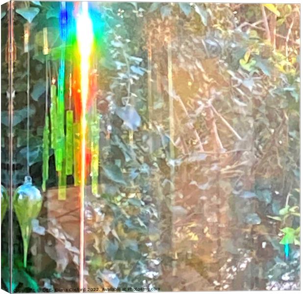 Prism when sunlight meets glass Canvas Print by DEE- Diana Cosford