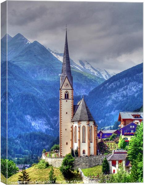 Heiligenblut [Holy Blood] Canvas Print by Colin Metcalf