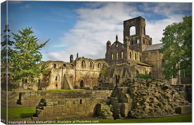 Kirkstall Abbey #2 Canvas Print by Colin Metcalf