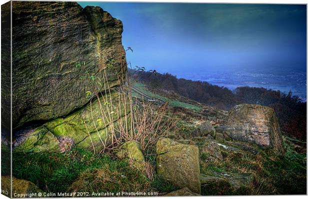 Chevin Surprise View Canvas Print by Colin Metcalf