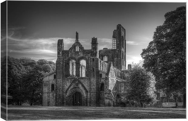 Kirkstall Abbey Canvas Print by Colin Metcalf