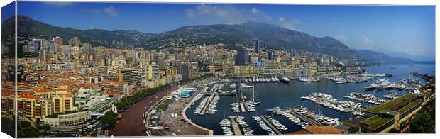 Monte Carlo Panorama Canvas Print by Colin Metcalf