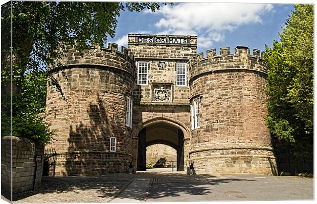  The Gate House Canvas Print by Colin Metcalf