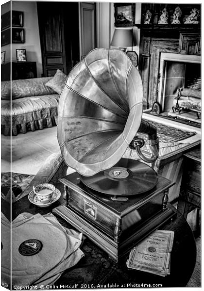 His Master's Voice Canvas Print by Colin Metcalf