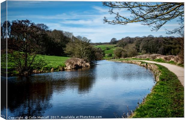 Round the bend Canvas Print by Colin Metcalf