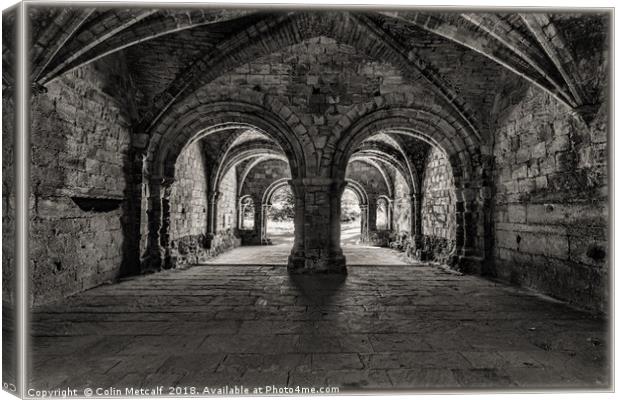 The Chapter House Canvas Print by Colin Metcalf