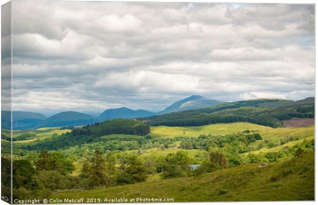 Argyle and Bute Landscape Canvas Print by Colin Metcalf