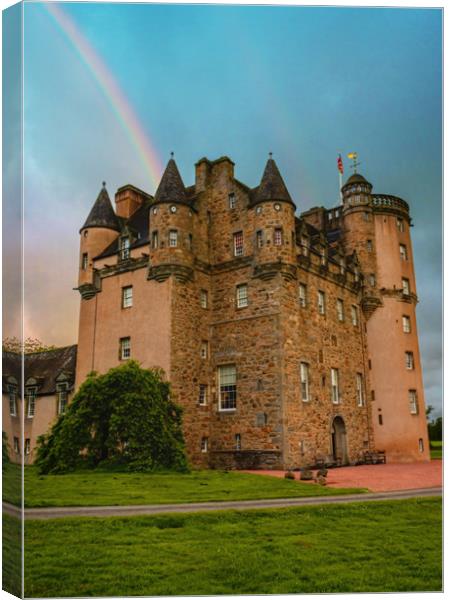 Castle Fraser Canvas Print by Colin Metcalf