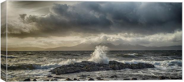 Portencross Canvas Print by Geo Harris