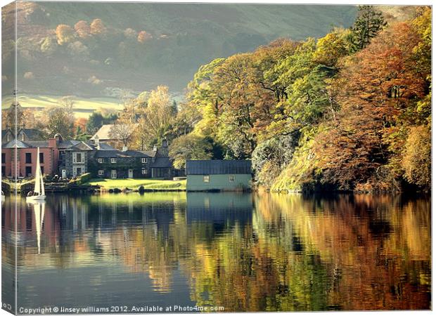 Ullswater Canvas Print by Linsey Williams