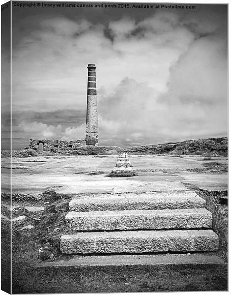  Steps To The Past Canvas Print by Linsey Williams
