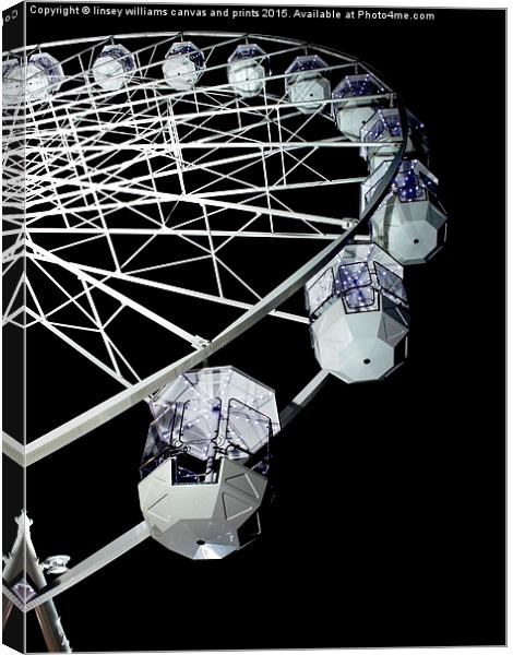  Leicester's Big Wheel 1 Canvas Print by Linsey Williams