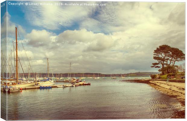 Mylor, Cornwall Canvas Print by Linsey Williams