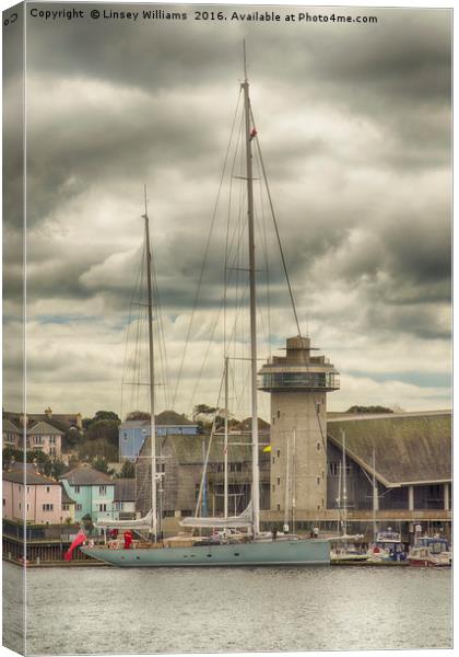 Falmouth, Cornwall Canvas Print by Linsey Williams