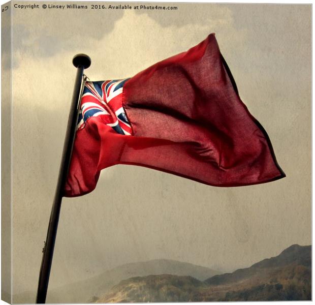 The Red Ensign Canvas Print by Linsey Williams
