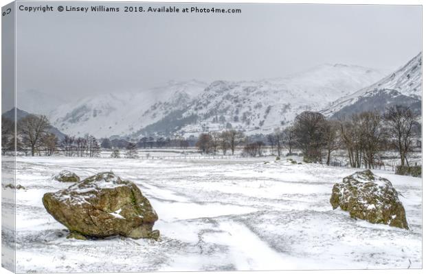 Cumbrian Winter Canvas Print by Linsey Williams