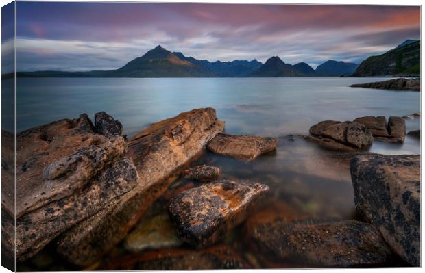 Cuillin Mountains sunrise. Canvas Print by J.Tom L.Photography
