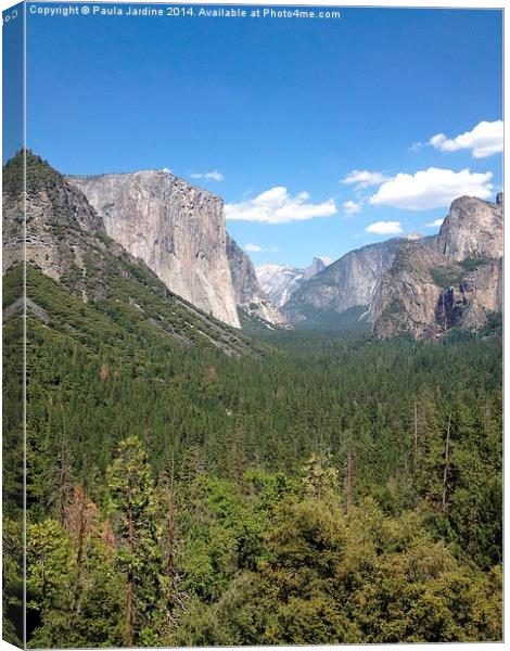  Yosemite National Park - California Canvas Print by Paula Jardine