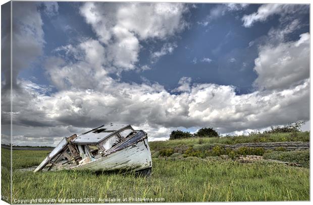 Abandoned And Unloved Canvas Print by Keith Mountford