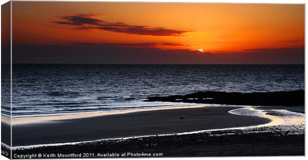 End of The Day Canvas Print by Keith Mountford