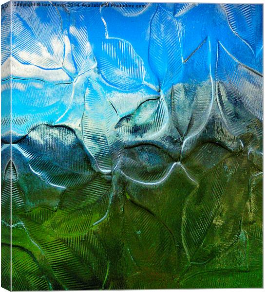 Abstracted Mountains Canvas Print by Iain Mavin