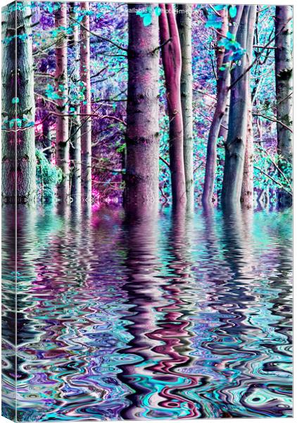 PEACE TREE-TY Canvas Print by CATSPAWS 