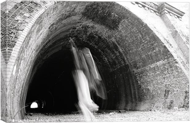 Ghost Tunnel Canvas Print by David  Fennings