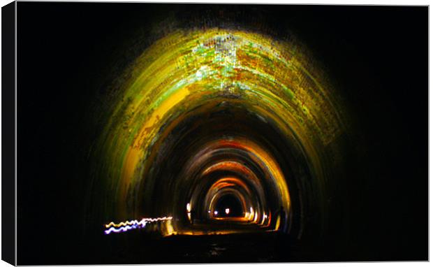 Light Tunnel Canvas Print by David  Fennings