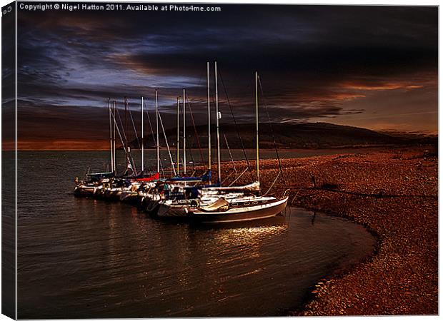 Safe For The Night Canvas Print by Nigel Hatton
