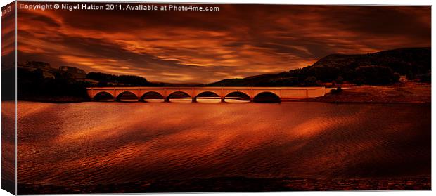 Through The Arches Canvas Print by Nigel Hatton