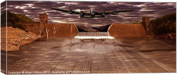 The Dambusters Canvas Print by Nigel Hatton