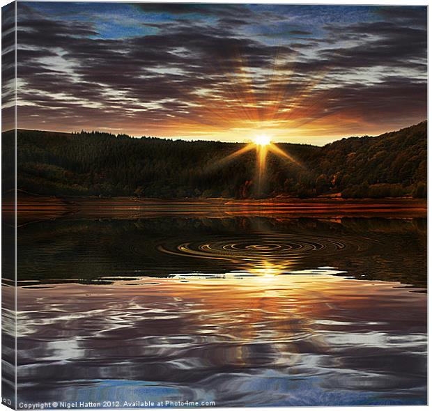 End of the Day Canvas Print by Nigel Hatton