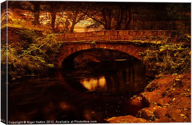 Evening at Rivelin Canvas Print by Nigel Hatton