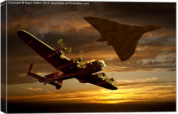 Legends of the Sky Canvas Print by Nigel Hatton