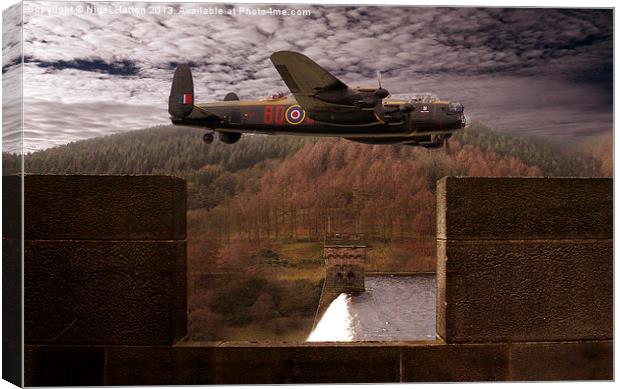 Avro Lancaster Mk1 Canvas Print by Nigel Hatton