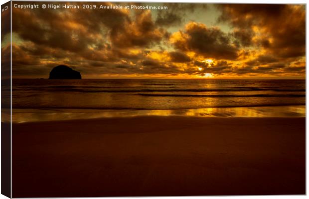 End of the Day Canvas Print by Nigel Hatton