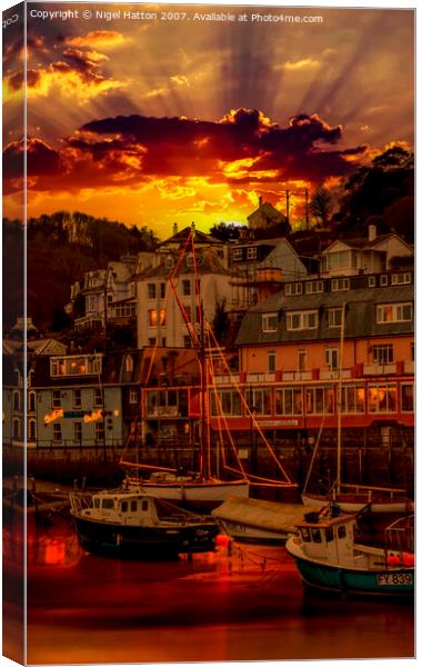 End Of The Day Canvas Print by Nigel Hatton