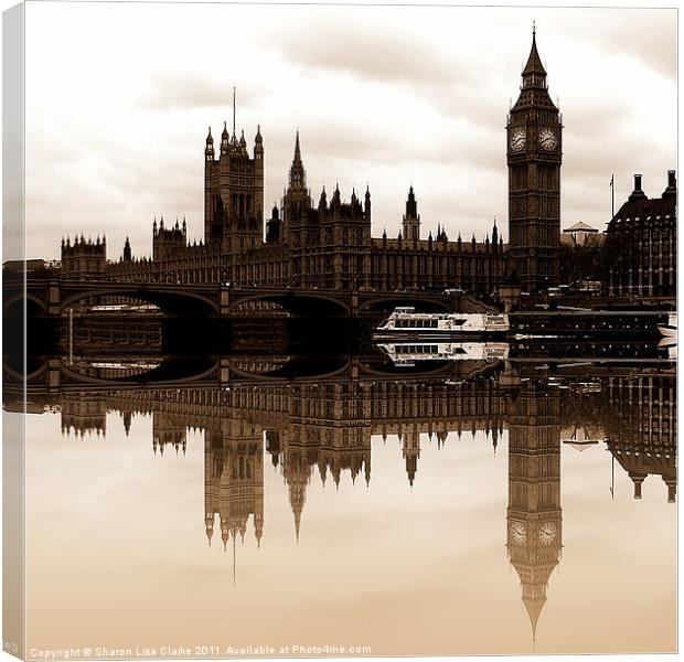 Westminster Canvas Print by Sharon Lisa Clarke