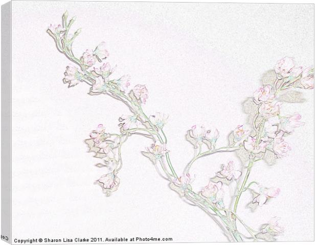 Blossom Canvas Print by Sharon Lisa Clarke