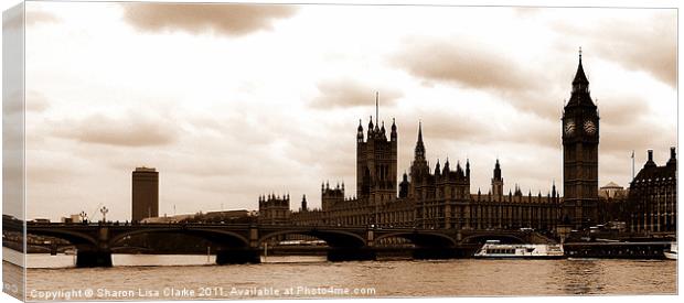 Houses of Parliament 2 Canvas Print by Sharon Lisa Clarke