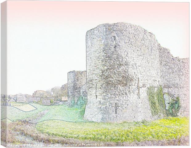 Castle 3 Canvas Print by Sharon Lisa Clarke