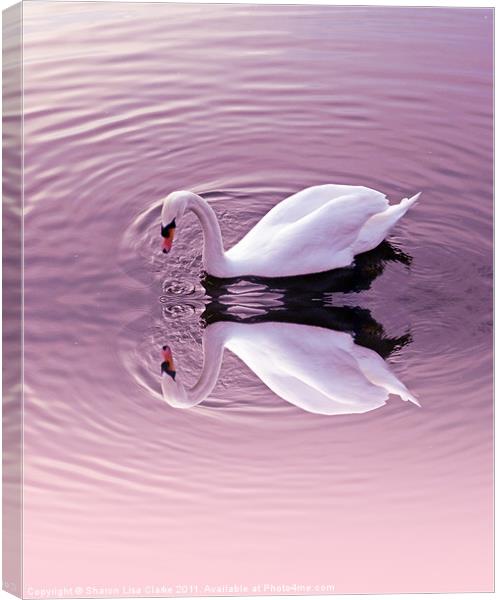 Graceful reflections Canvas Print by Sharon Lisa Clarke