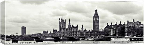 London Canvas Print by Sharon Lisa Clarke