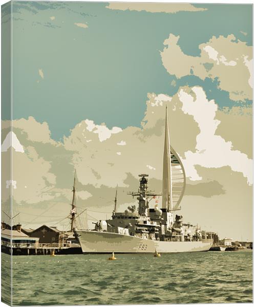 Portsmouth Canvas Print by Sharon Lisa Clarke