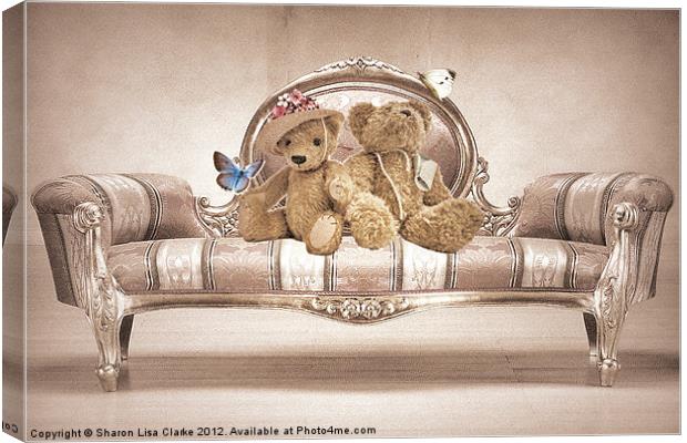 Teddies Canvas Print by Sharon Lisa Clarke