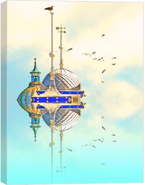 Domes of Eastbourne Canvas Print by Sharon Lisa Clarke