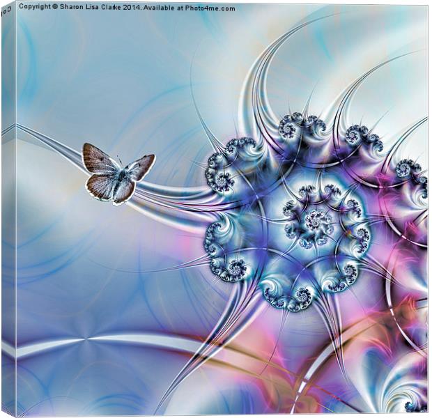 Butterfly Heaven Canvas Print by Sharon Lisa Clarke