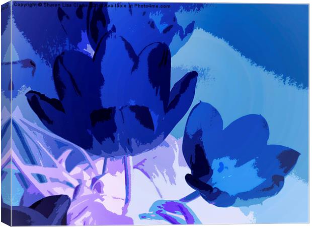 Abstract Tulips 2 Canvas Print by Sharon Lisa Clarke